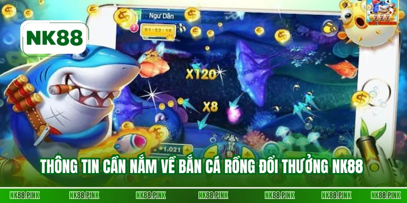 Thông tin cần nắm về bắn cá Rồng đổi thưởng NK88 